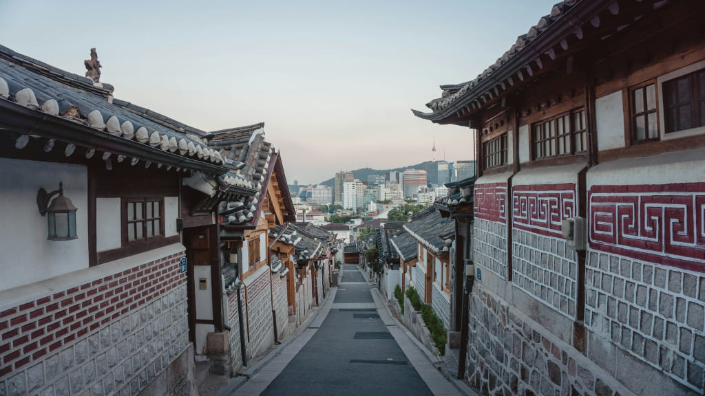 韓国の街並み